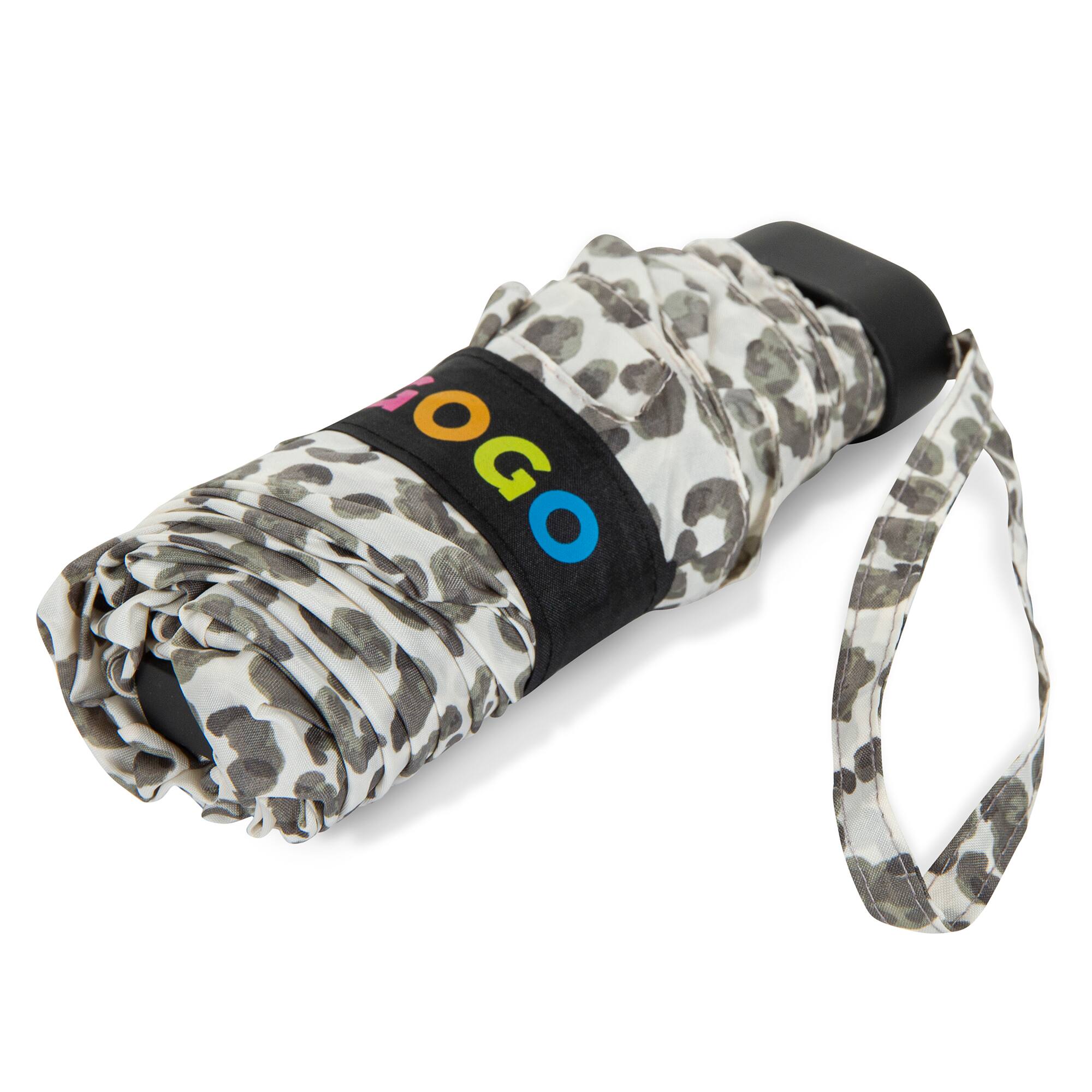 Assorted GoGo 40" Flat Manual Mini Compact Umbrella, 1pc.